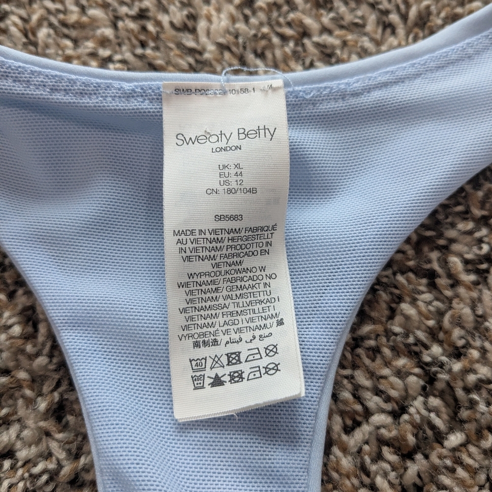 Sweaty Betty Light Blue Racerback Mini Dress - Picture 4 of 8